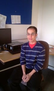 Viet-Hai in his new role as Research Assistant